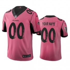 Miesten Atlanta Falcons NFL Pelipaita Custom Vaaleanpunainen City Edition Vapor Limited